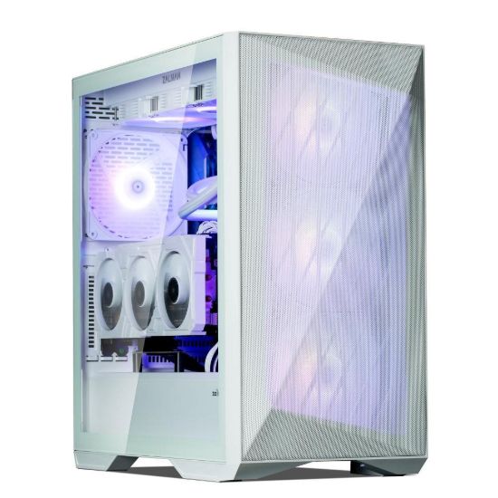 Obrázek ZALMAN case Z9 Iceberg MS, Mid Tower, ATX, 1xUSB- C, 2xUSB 3.0, 2xUSB 2.0, 4x ARGB 120mm Fan, bílá