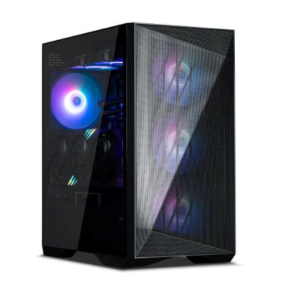 Obrázek ZALMAN case Z9 Iceberg MS, Mid Tower, ATX, 1xUSB- C, 2xUSB 3.0, 2xUSB 2.0, 4x ARGB 120mm Fan, černá