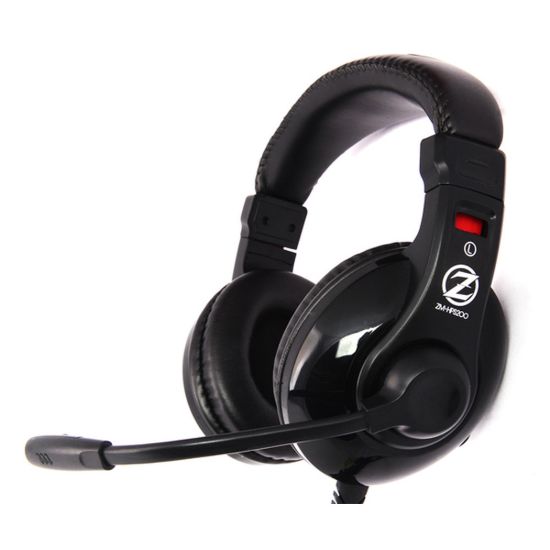 Obrázek Zalman headset ZM- HPS200 / herní / náhlavní / drátový / 40mm měniče / 2x 3, 5mm jack