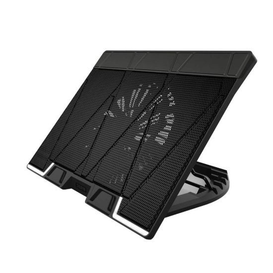 Obrázek ZALMAN Stojan na notebook ZM- NS3000, až 17", 3xUSB, 1xUSB- C, Naklápěcí, černá