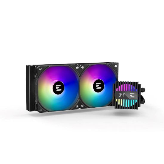 Obrázek ZALMAN vodní chladič Alpha2 A24, 2 x 120mm, PWM, ARGB, LGA1851, AM5