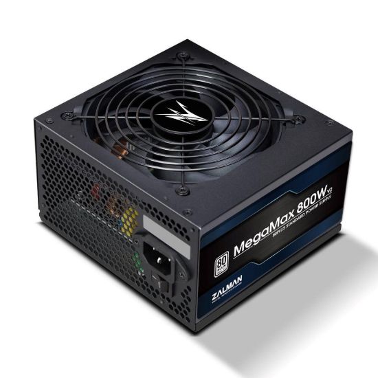 Obrázek ZALMAN zdroj MegaMax, 800 W, 120mm, 80Plus, černá
