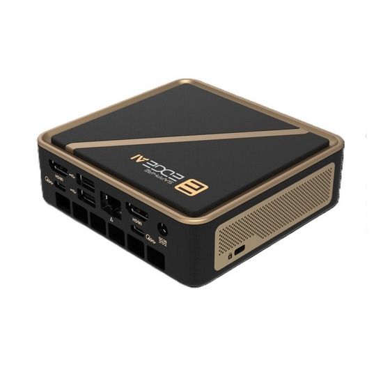 Obrázek Mini PC SAPPHIRE EDGE AI 340 /Ryzen AI 7 340/2x DDR5 SO-DIMM/2x M.2/1x 2.5Gb LAN/WF6E/BT