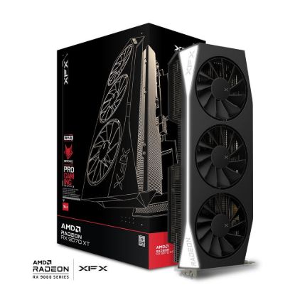 Obrázek VGA XFX Mercury AMD Radeon RX 9070 XT 16GB GDDR6, Gaming edition