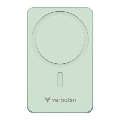 Obrázek VERBATIM Powerbanka Charge 'n' Go Essentials, Magnetická, 20000 mAh, USB- C, Zelená