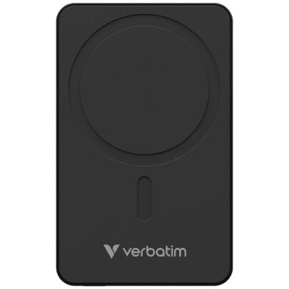 Obrázek VERBATIM Powerbanka Charge 'n' Go Essentials, Magnetická, 5000 mAh, USB- C, Černá