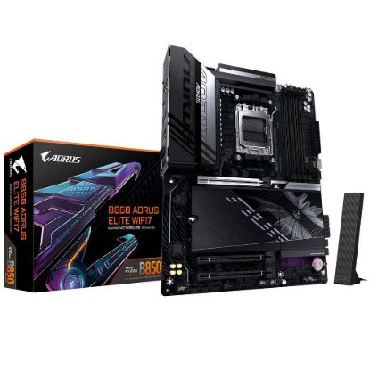 Obrázek GIGABYTE MB Sc AM5 B850 A ELITE WF7, AMD B850, 4xDDR5, 1xDP, WiFi, ATX