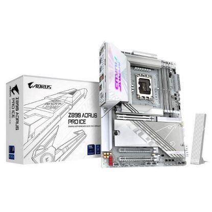 Obrázek GIGABYTE MB Sc LGA1851 Z890 AORUS PRO ICE, Intel Z890, 4xDDR5, 1xHDMI, 2xThunderbolt, WiFi