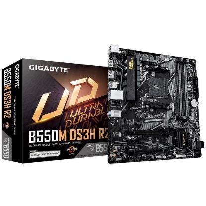 Obrázek GIGABYTE MB Sc AM4 B550M DS3H R2, AMD B550M, 4xDDR4, 1xDP, 1xHDMI, mATX