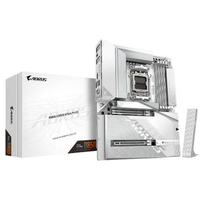 Obrázek GIGABYTE MB Sc AM5 B850 AORUS STEALTH ICE, AMD B850, 4xDDR5, 1xHDMI