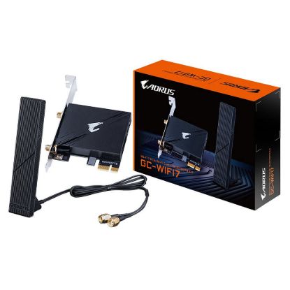 Obrázek GIGABYTE WI- FI karta GC- WIFI7, WiFi7 Modul, PCIe x1, Bluetooth 5.3