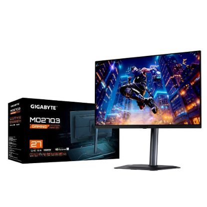 Obrázek GIGABYTE LCD - 27" Gaming monitor MO27Q3, OLED, 2560 x 1440 QHD, 360 Hz, 1.5M: 1, 250cd/ m2; 1000 cd/ m2, 0.03 ms…