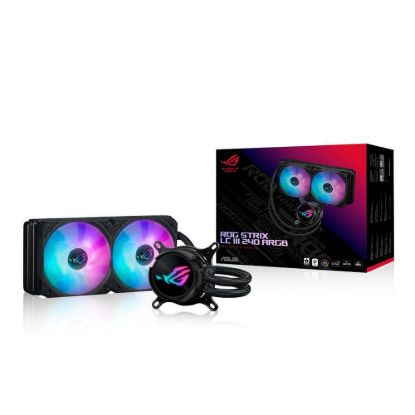 Obrázek ASUS vodní chladič CPU AIO ROG STRIX LC III 240 ARGB, 2 x 120mm, LGA1851, AM5