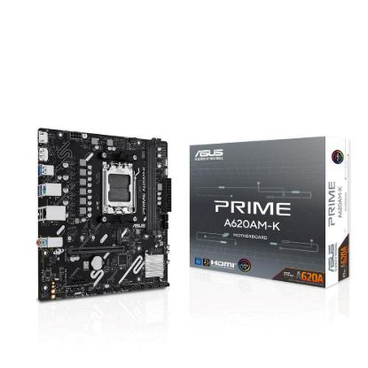 Obrázek ASUS MB Sc AM5 PRIME A620AM- K, 2xDDR5, 1xDP, 1xHDMI, mATX
