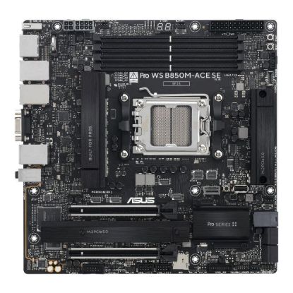 Obrázek ASUS MB Sc AM5 Pro WS B850M- ACE SE, AMD B850, 4xDDR5, 1xHDMI, 1xDP, 1xVGA, mATX
