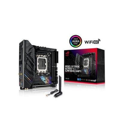 Obrázek ASUS MB Sc LGA1700 ROG STRIX B760- I GAMING WIFI, Intel B760, 2xDDR5, 1xDP, 1xHDMI, WI- FI, mini- ITX