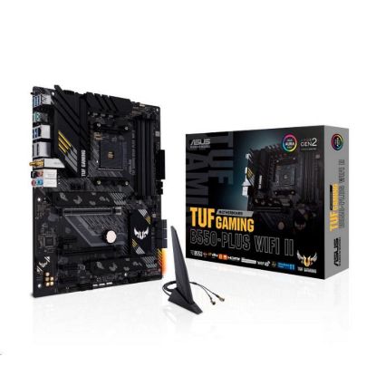 Obrázek ASUS MB Sc AM4 TUF GAMING B550- PLUS (WI- FI) II, AMD B550, 4xDDR4, 1xDP, 1xHDMI, WI- FI
