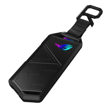 Obrázek ASUS ROG STRIX ARION SSD NVME AURA case, USB- C 3.2, M.2 NVMe SSD kovový box, délka 30- 80 mm, AURA RGB