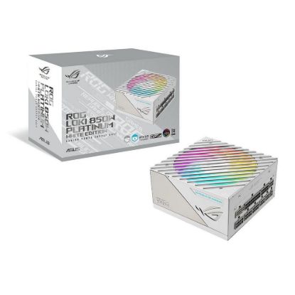 Obrázek ASUS zdroj ROG Loki SFX- L 850 W White Edition, 80+ Platinum, ARGB