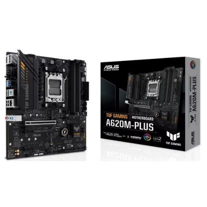 Obrázek ASUS MB Sc AM5 TUF GAMING A620M- PLUS, AMD A620, 4xDDR5, 1xHDMI, 2xDP, mATX