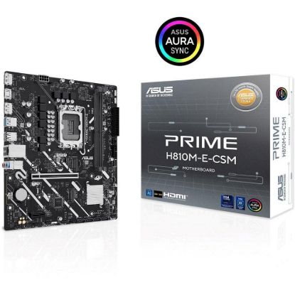 Obrázek ASUS MB Sc LGA1851 PRIME H810M- E- CSM, Intel H810, 2xDDR5, 2xDP, 1xHDMI, mATX