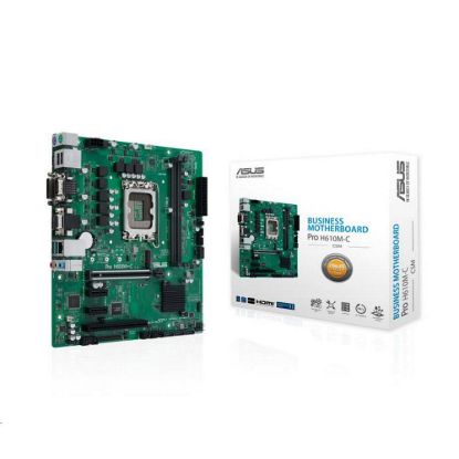Obrázek ASUS MB Sc LGA1700 PRO H610M- C- CSM, Intel H610, 2xDDR5, 1xDP, 1xHDMI, 1xDVI, 1xVGA, mATX