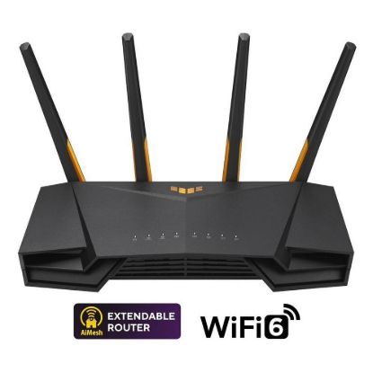Obrázek ASUS TUF- AX3000 V2 (AX3000) WiFi 6 Extendable Gaming Router, 2.5G port, AiMesh, 4G/ 5G Mobile Tethering