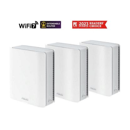 Obrázek ASUS ZenWifi BT10 3- pack, WiFi7 Extendable Router, AiMesh, 2x WAN/ LAN, 1x LAN, 1x 3.0