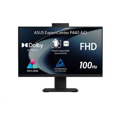 Obrázek ASUS PC AiO ExpertCenter P44 (P440VAK- BPC039XA), i5- 13420H, 23.8" FHD, 16 GB, 512 GB, UHD, W11 Pro Edu, Black