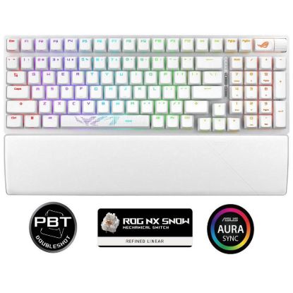Obrázek ASUS klávesnice ROG STRIX SCOPE II 96 WL WHITE/ NXSW/ US/ PBT